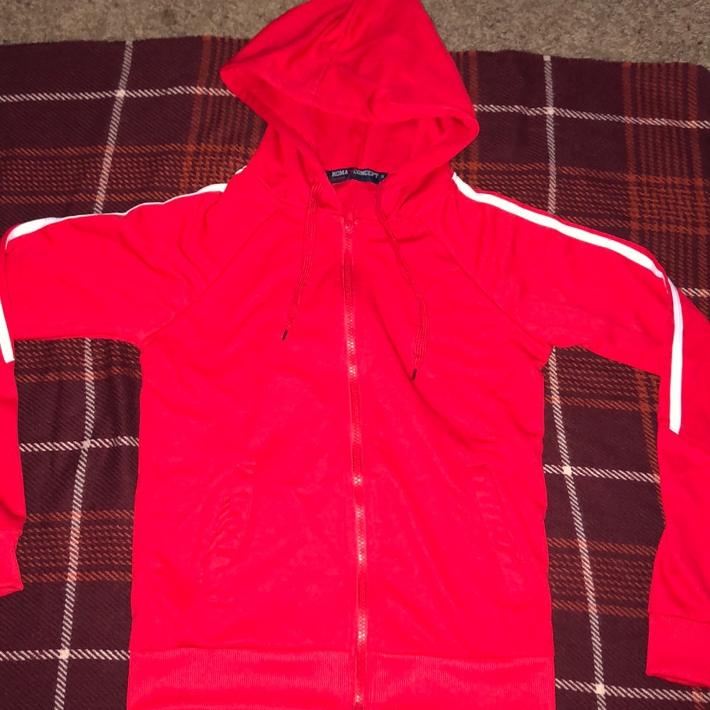 red sweater